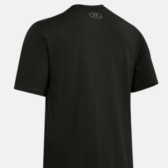 Sale🌿 Under Armour Branded Crop SS T-Shirt Dark Green Mens Size M L 1317511 357 - Picture 4 of 6